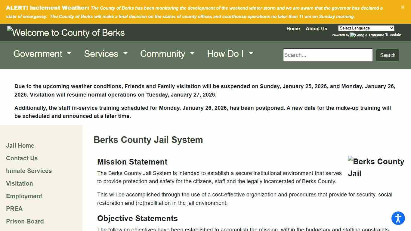 Berks County - Jail System